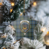 Clan Cameron of Erracht Ancient Tartan Crest Star Ceramic Ornament BX27 Cameron of Erracht Ancient Tartan Tartan Christmas